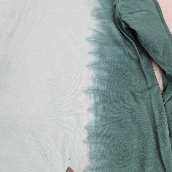 LOGO by Lori Goldstein Fade-Out Tie-Dye Long Sleeve Top US Medium - Picture 10 of 11